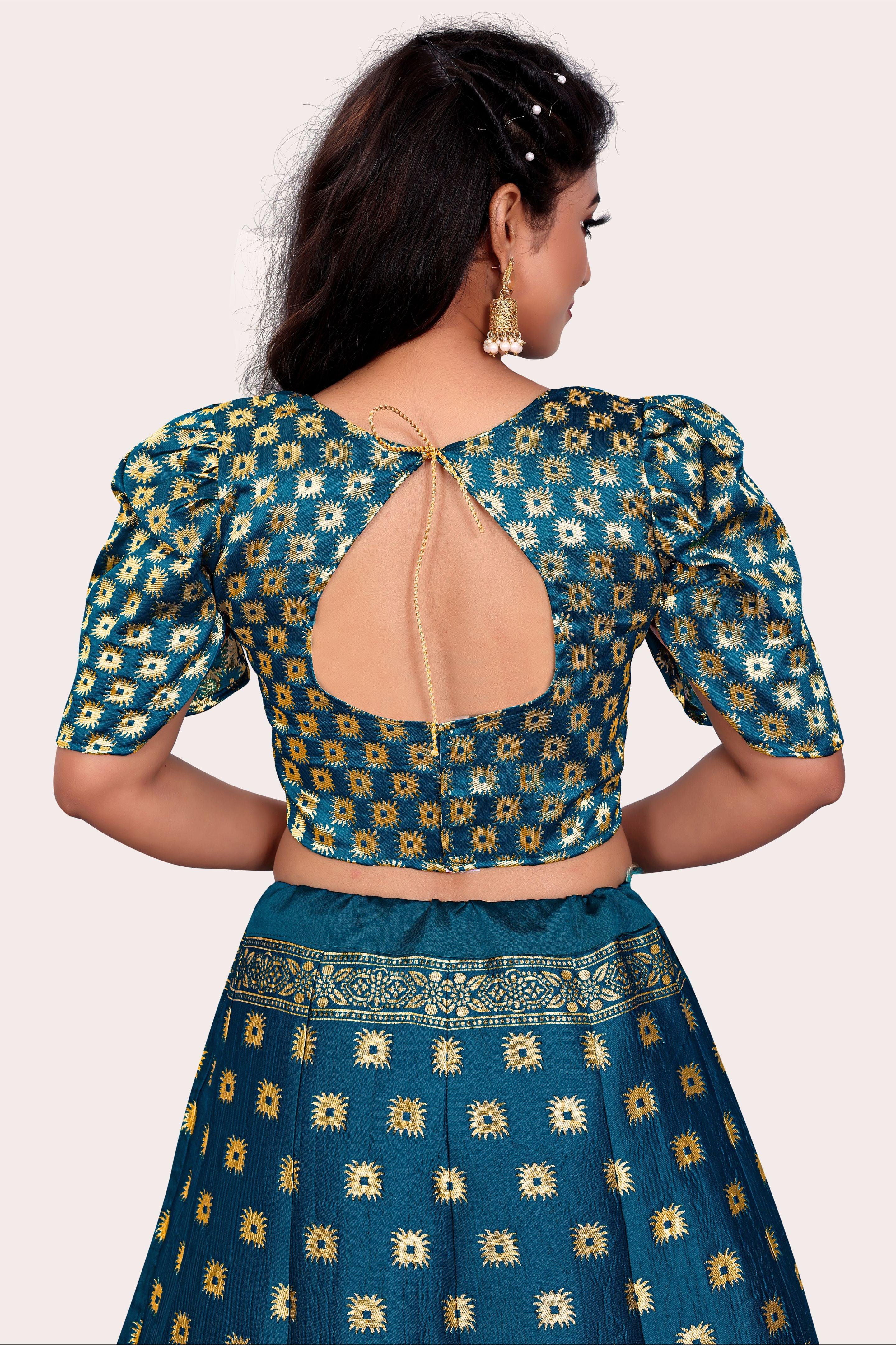 Timeless Treasure: Banarasi Lehenga Choli Set with Dupatta - Decize Clothing