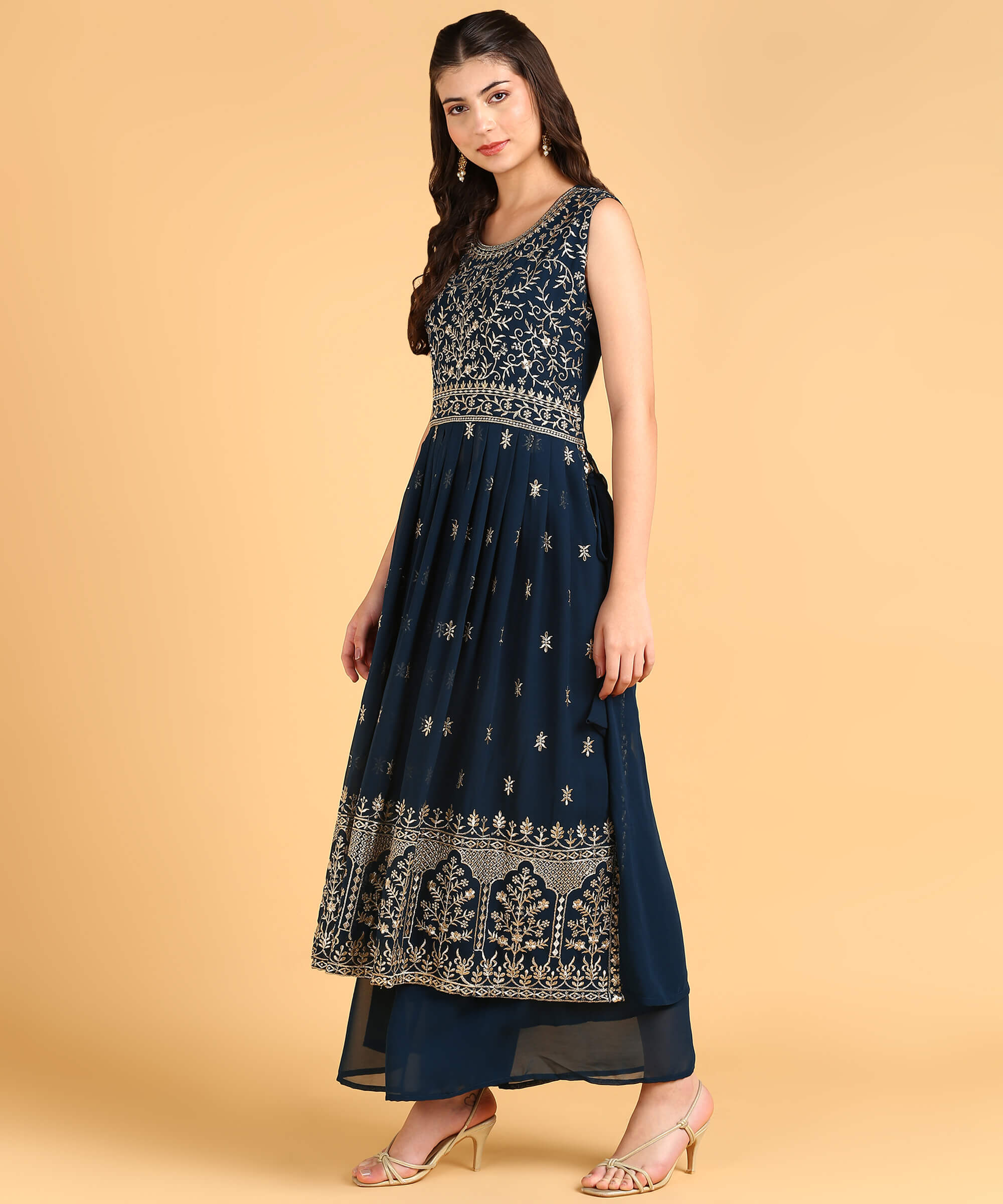 Ebony Clay Kurti Set