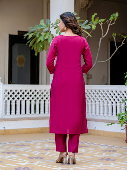 Noor Printed Motifs Kurta Set with Dupatta