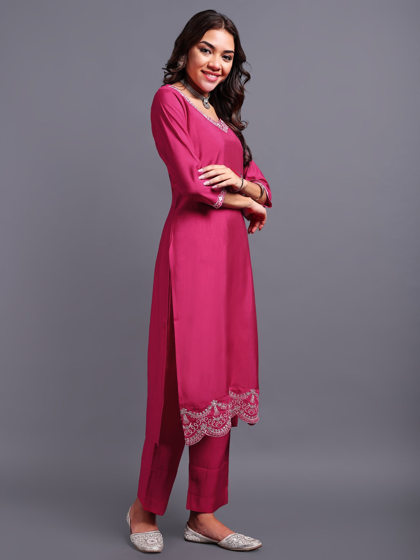 AURORA BLOOM KURTI SET