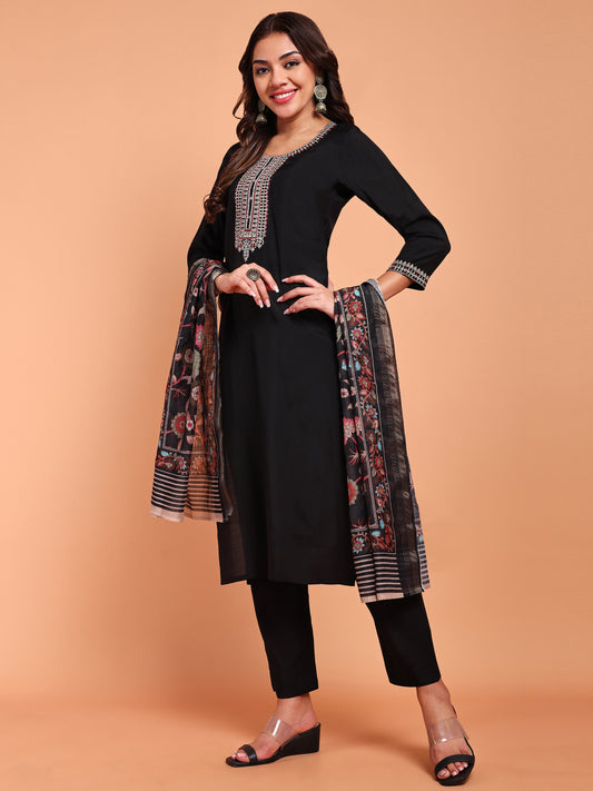 ONYX BLOOM KURTA SET