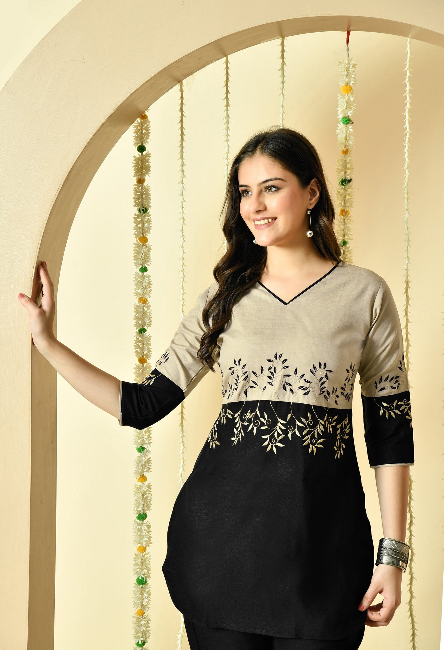 Bella Pure Cotton Embroidered Co-ord Set