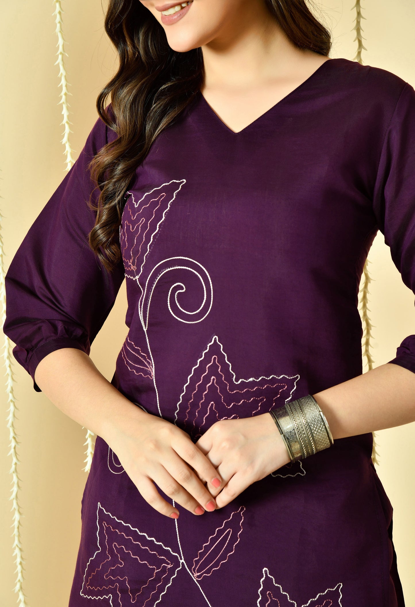 Amara Pure Silk Embroidered Co-ord Set