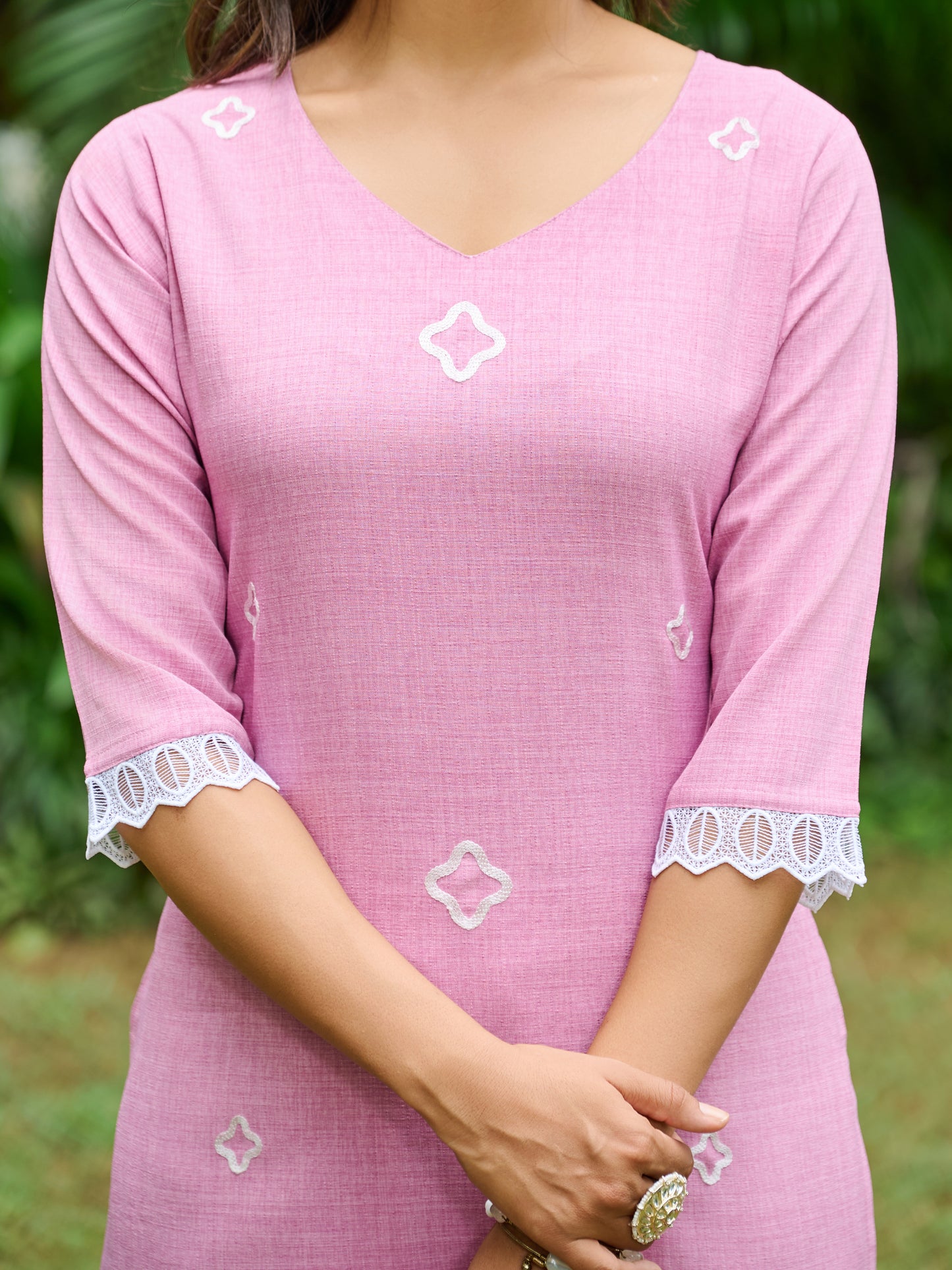 Sitara Floral Printed Kurta Set With Trouser & Dupatta