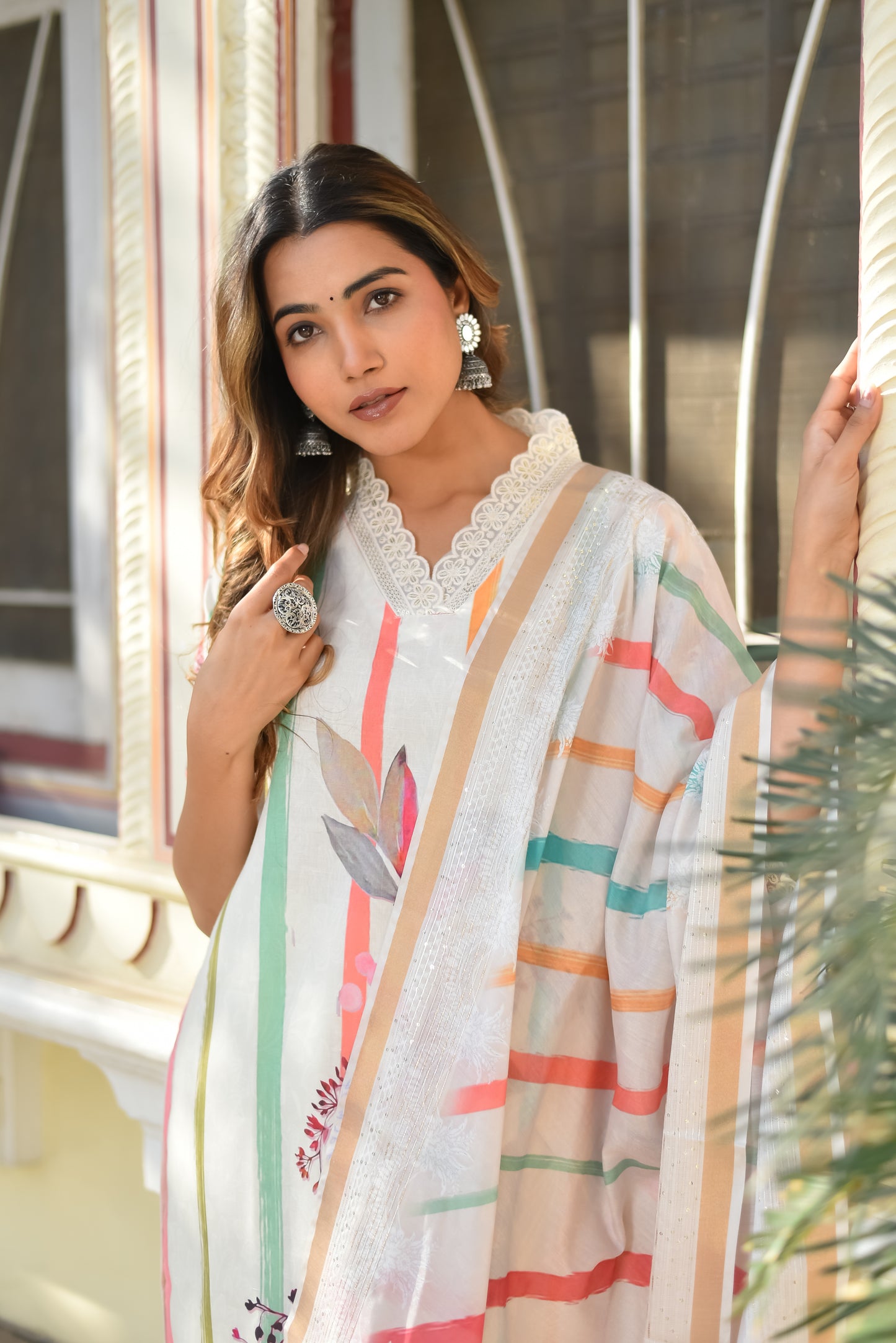 PASTEL GLOW KURTA SET WITH DUPATTA