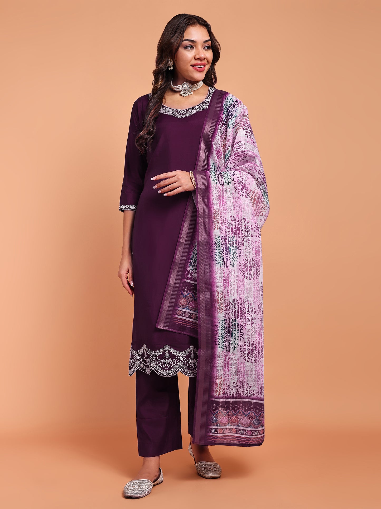 AURORA BLOOM KURTI SET