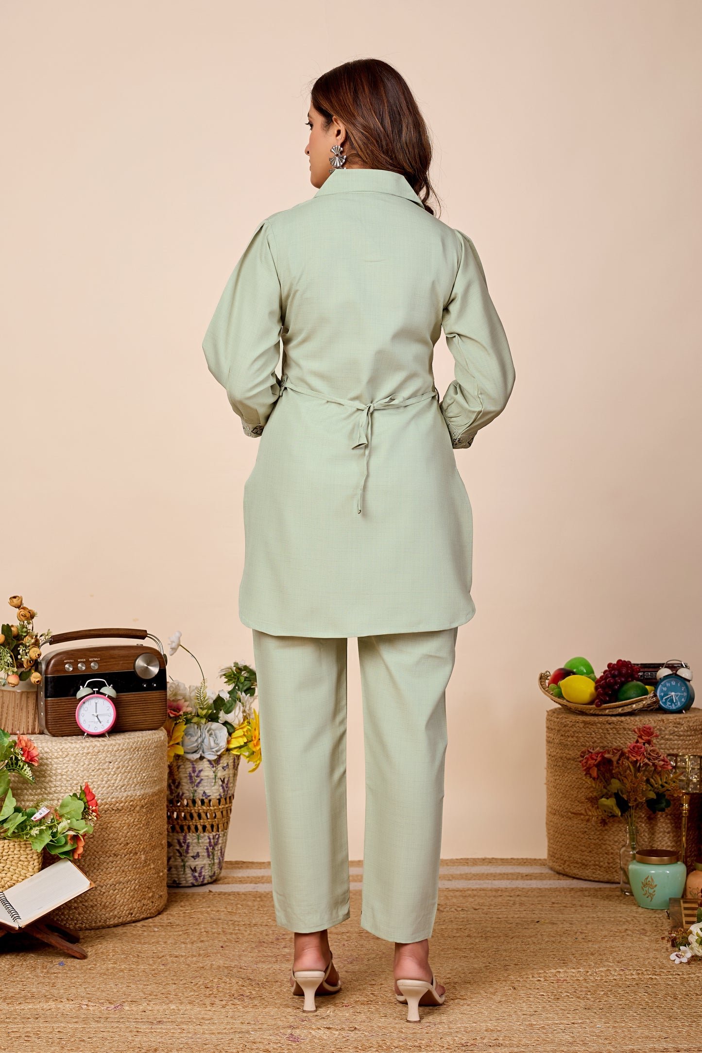 Noor Pure Cotton Embroidered Co-ord Set