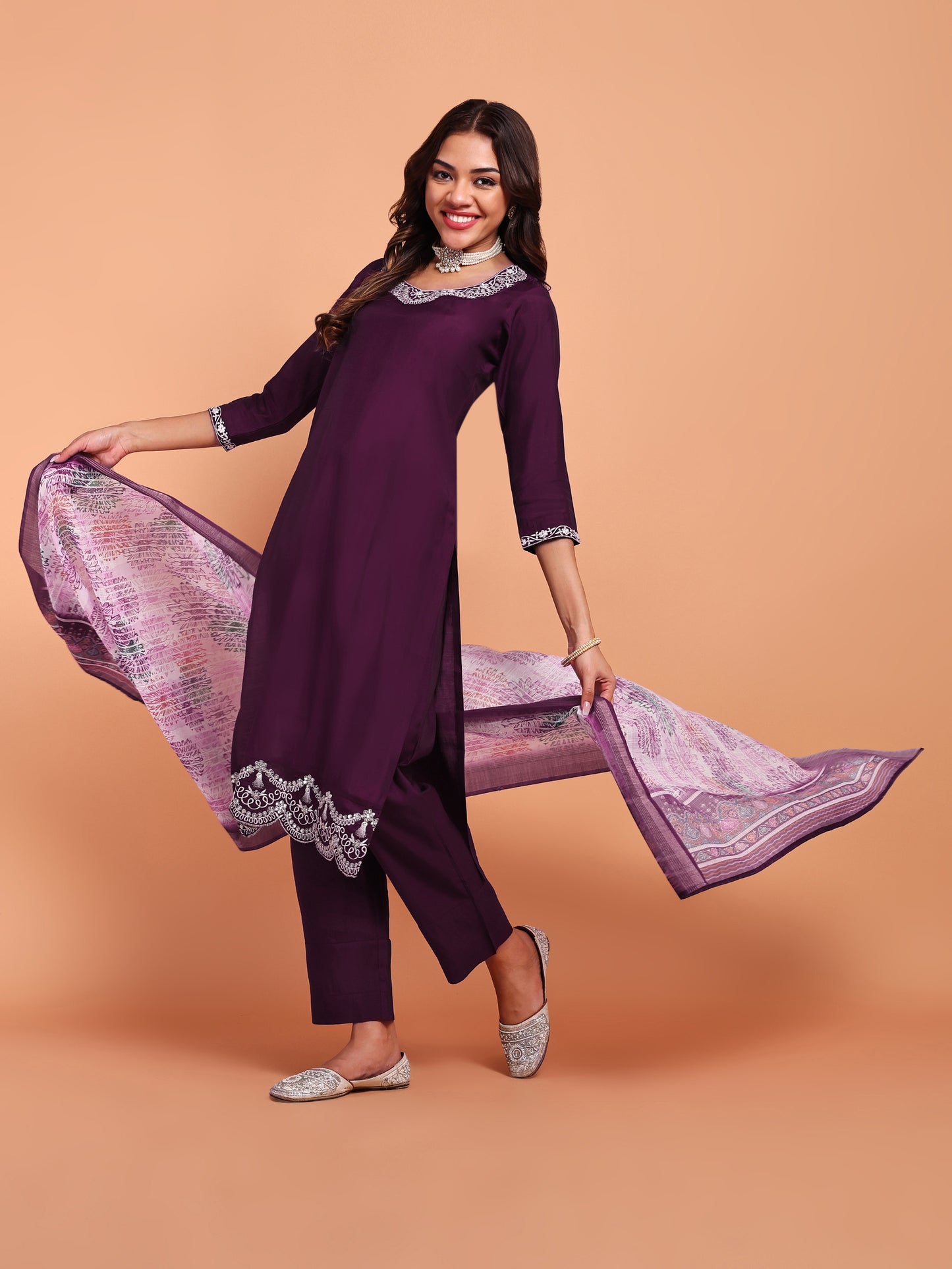 AURORA BLOOM KURTI SET