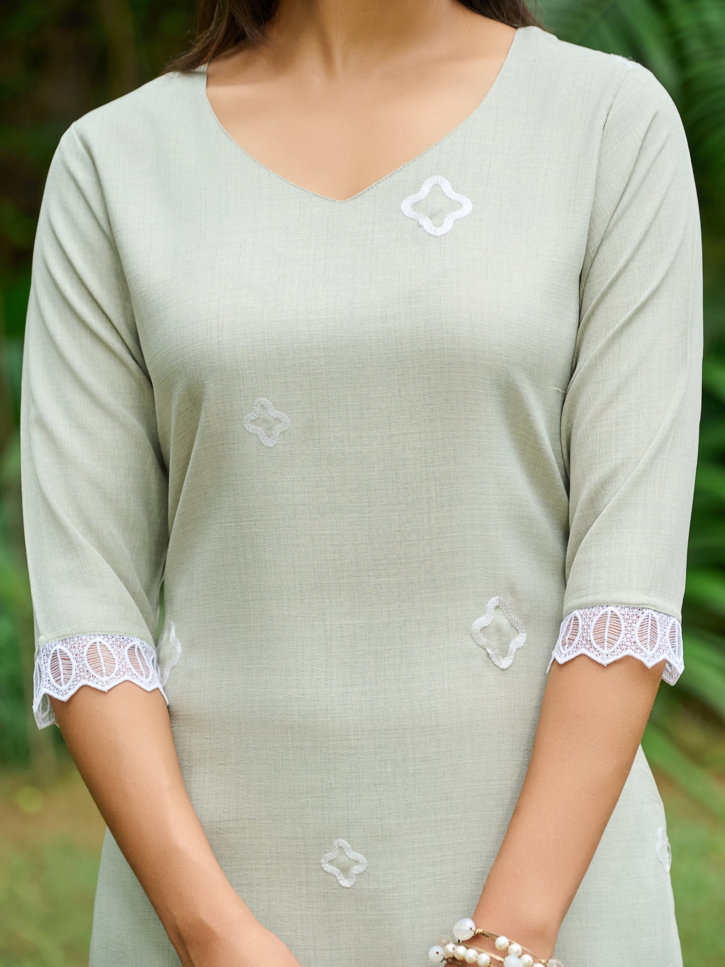 Sitara Floral Printed Kurta Set With Trouser & Dupatta