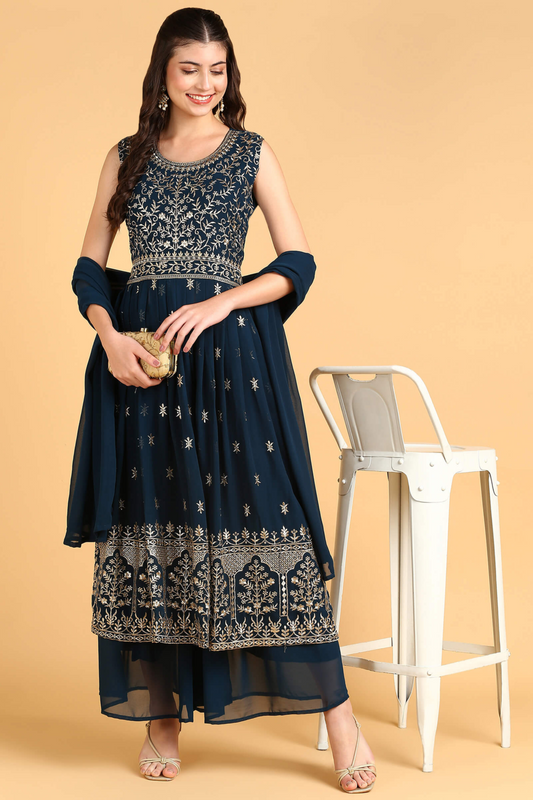 Ebony Clay Kurti Set