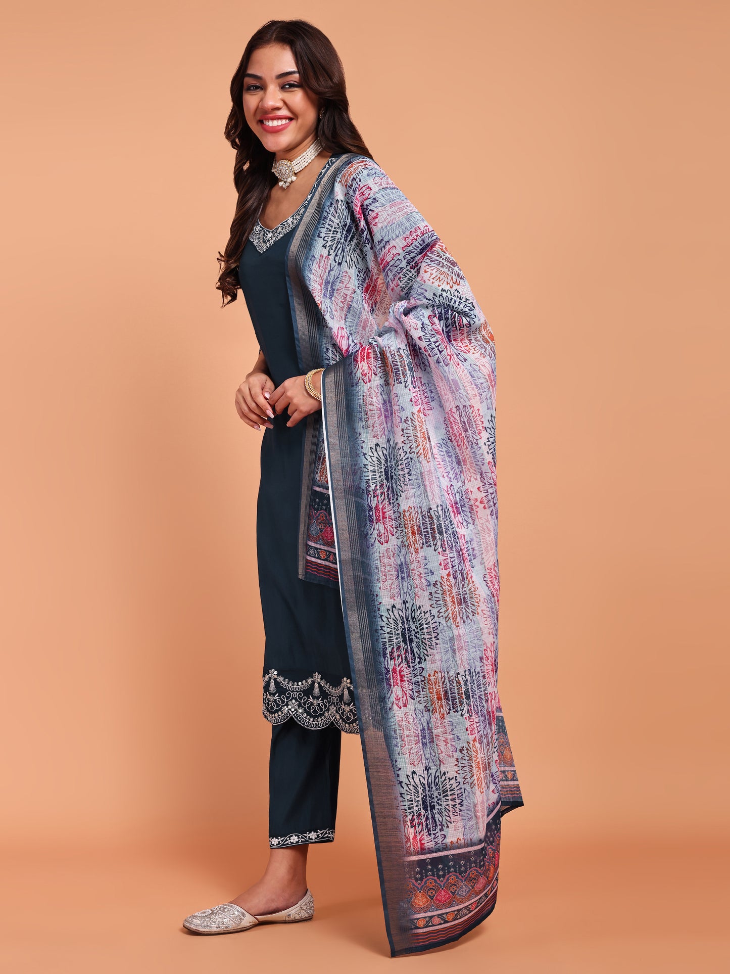 AURORA BLOOM KURTI SET