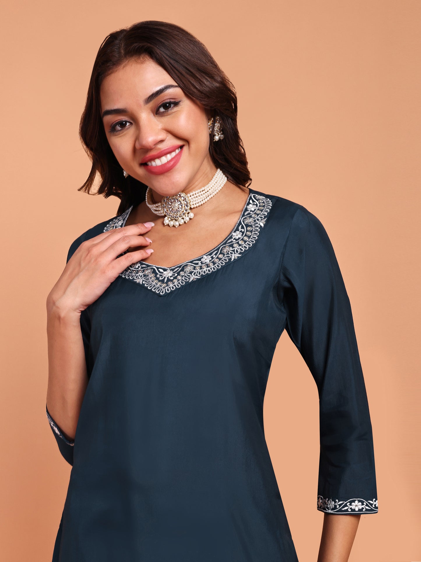 AURORA BLOOM KURTI SET