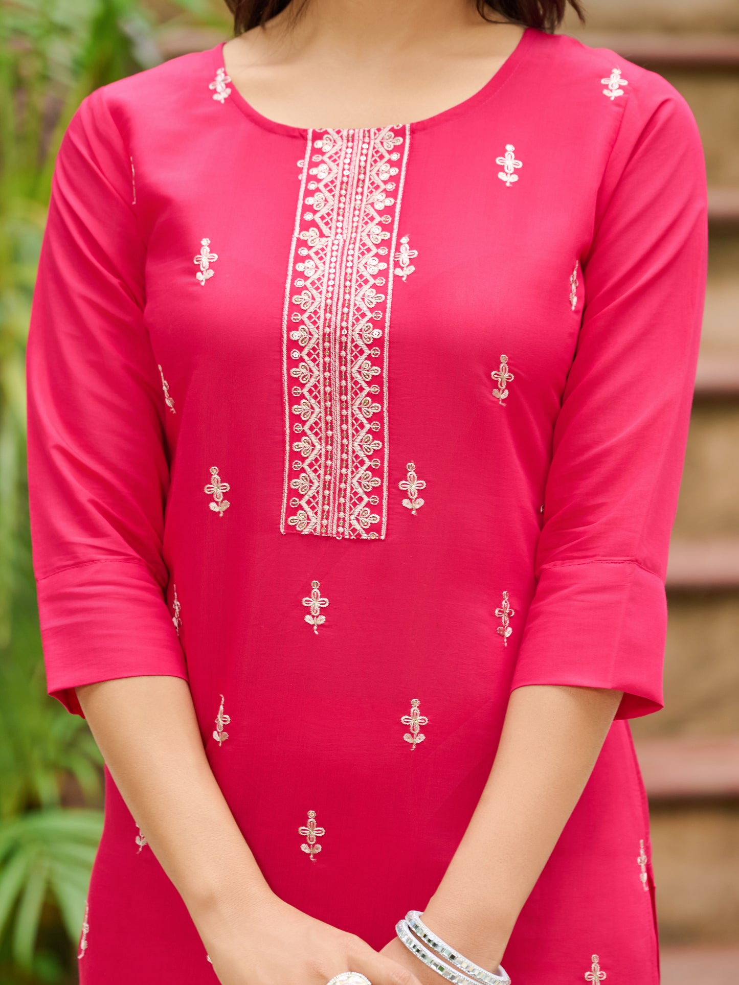 Zyra Embroidered Kurta Set with Dupatta