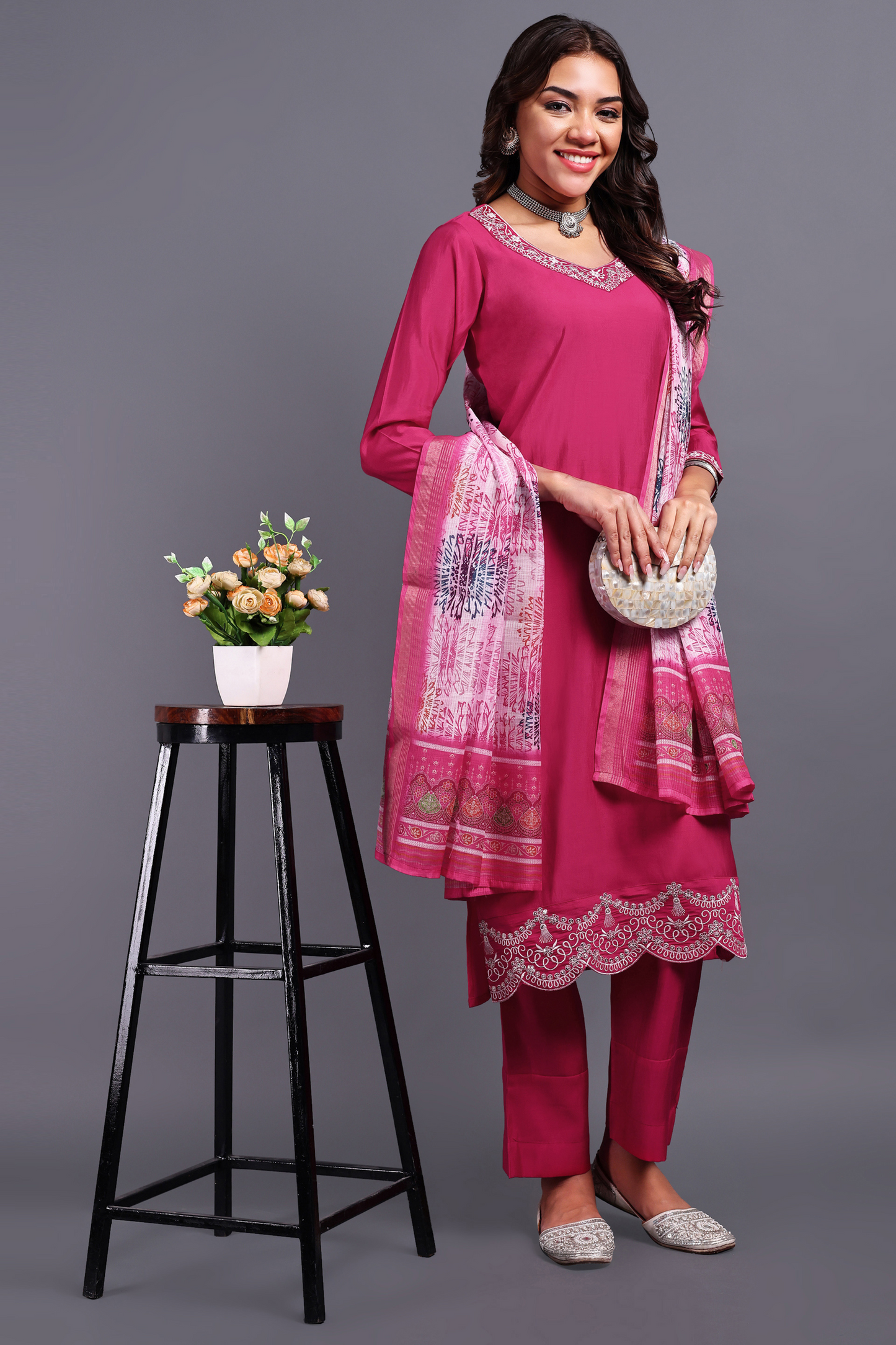 AURORA BLOOM KURTI SET
