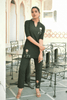 Opulent Embroidered Mandarin Co-ord Set