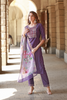 Ethereal Violet Embroidered Kurta & Trouser Set