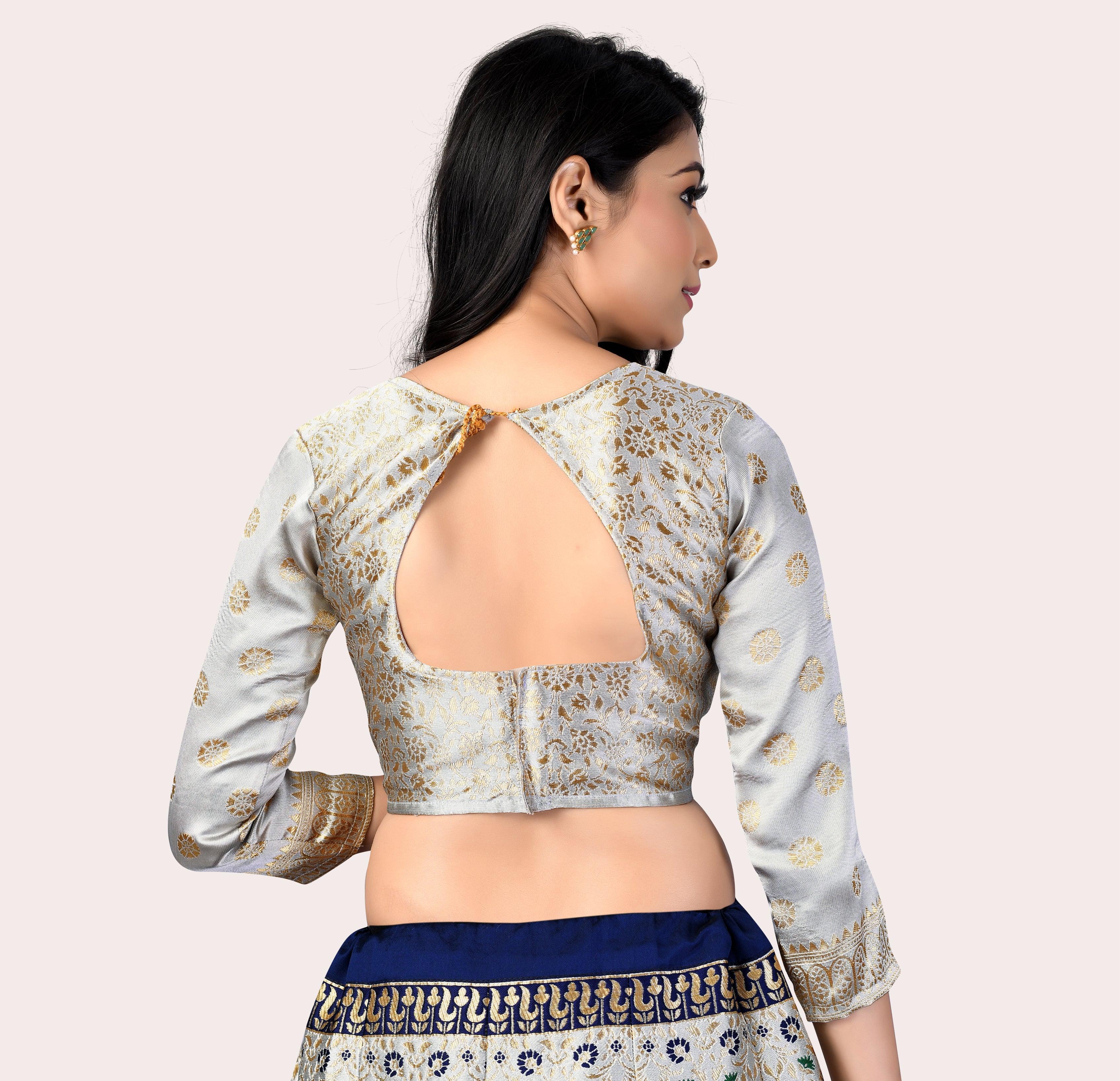 Timeless Treasure: Banarasi Lehenga Choli Set - Decize Clothing