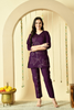 Amara Pure Silk Embroidered Co-ord Set