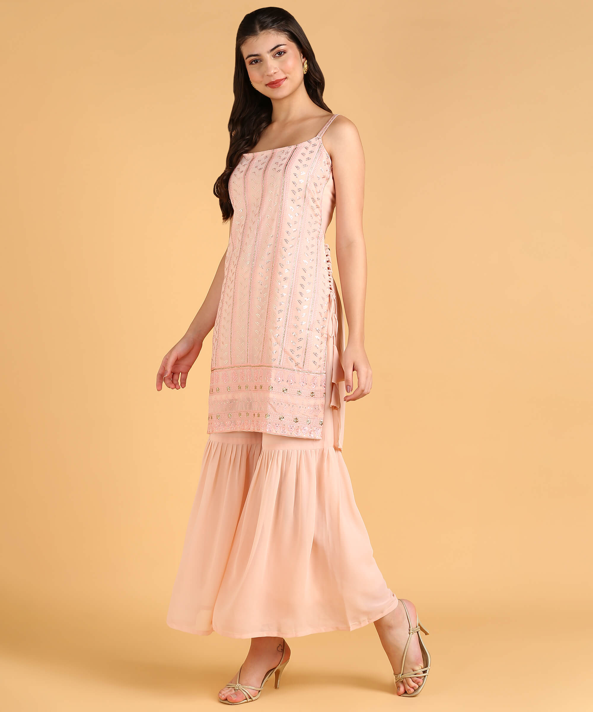 Flamingo Kurti Set