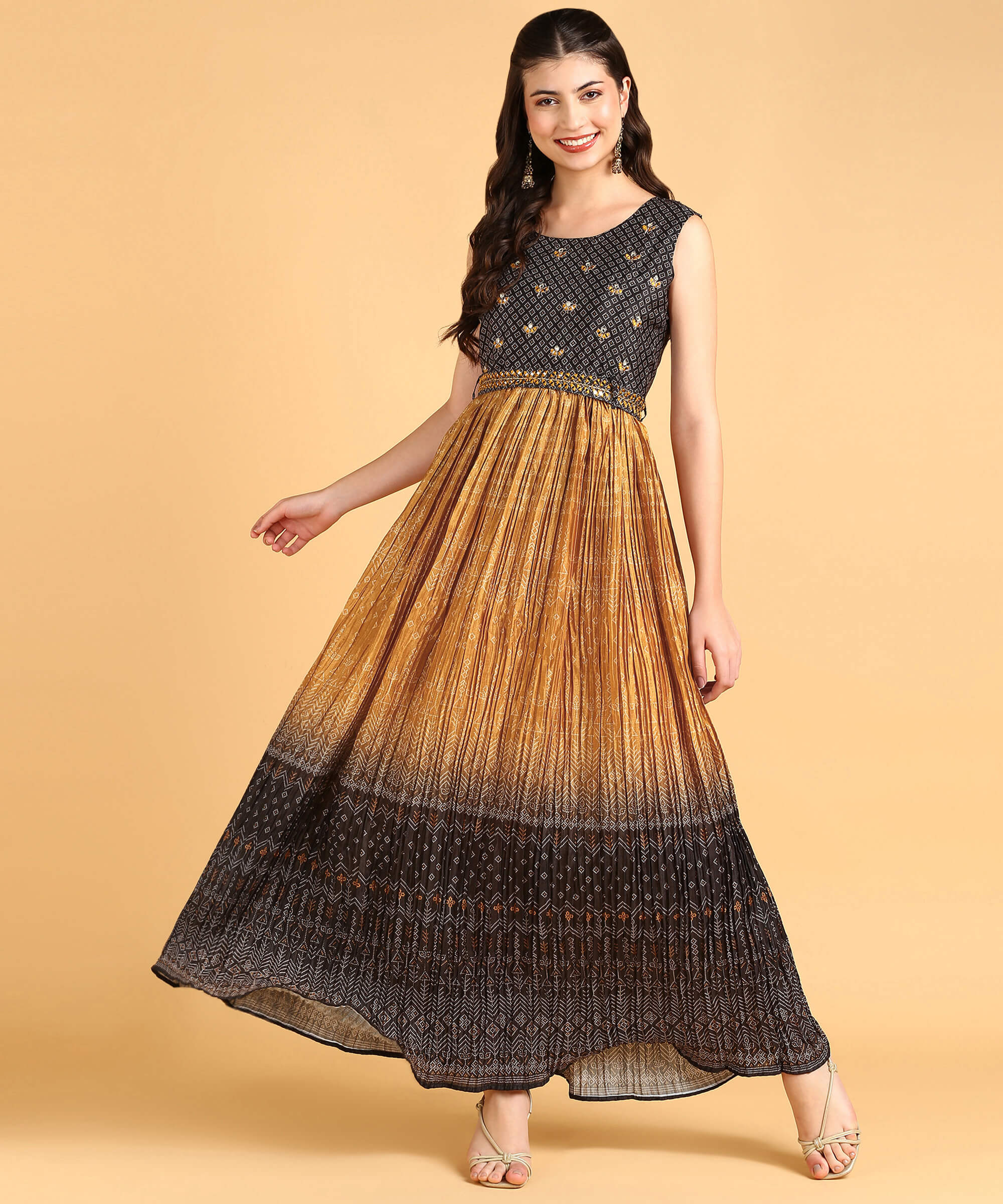 Congo Brown Gown